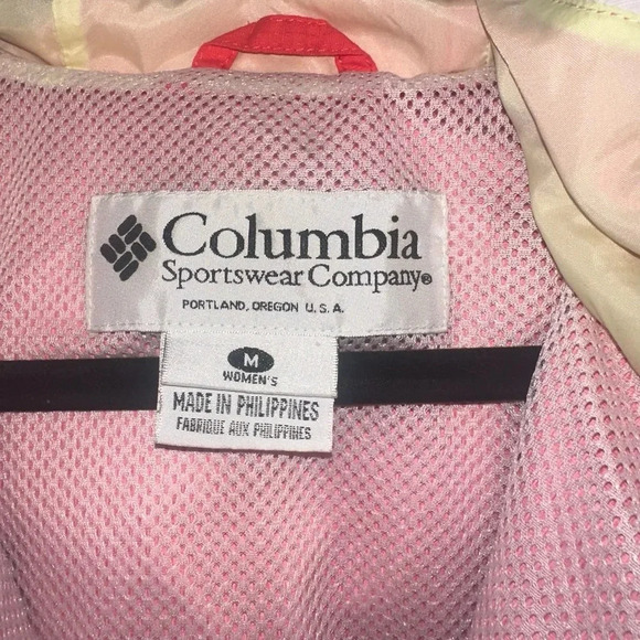Vintage 1990's Columbia Windbreaker Jacket Packable. Women’s size Medium. - Picture 5 of 9